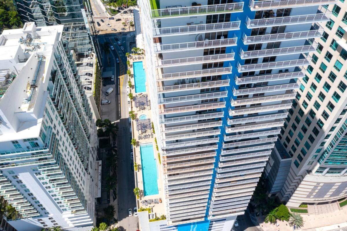 Upscale Brickell 3 Bedroom With Water Views And Free Parking 마이애미 외부 사진