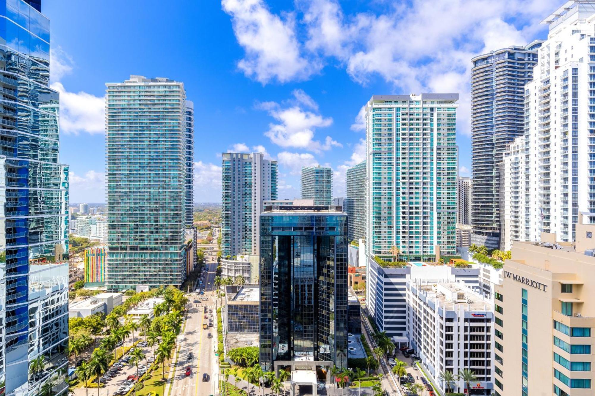 Upscale Brickell 3 Bedroom With Water Views And Free Parking 마이애미 외부 사진