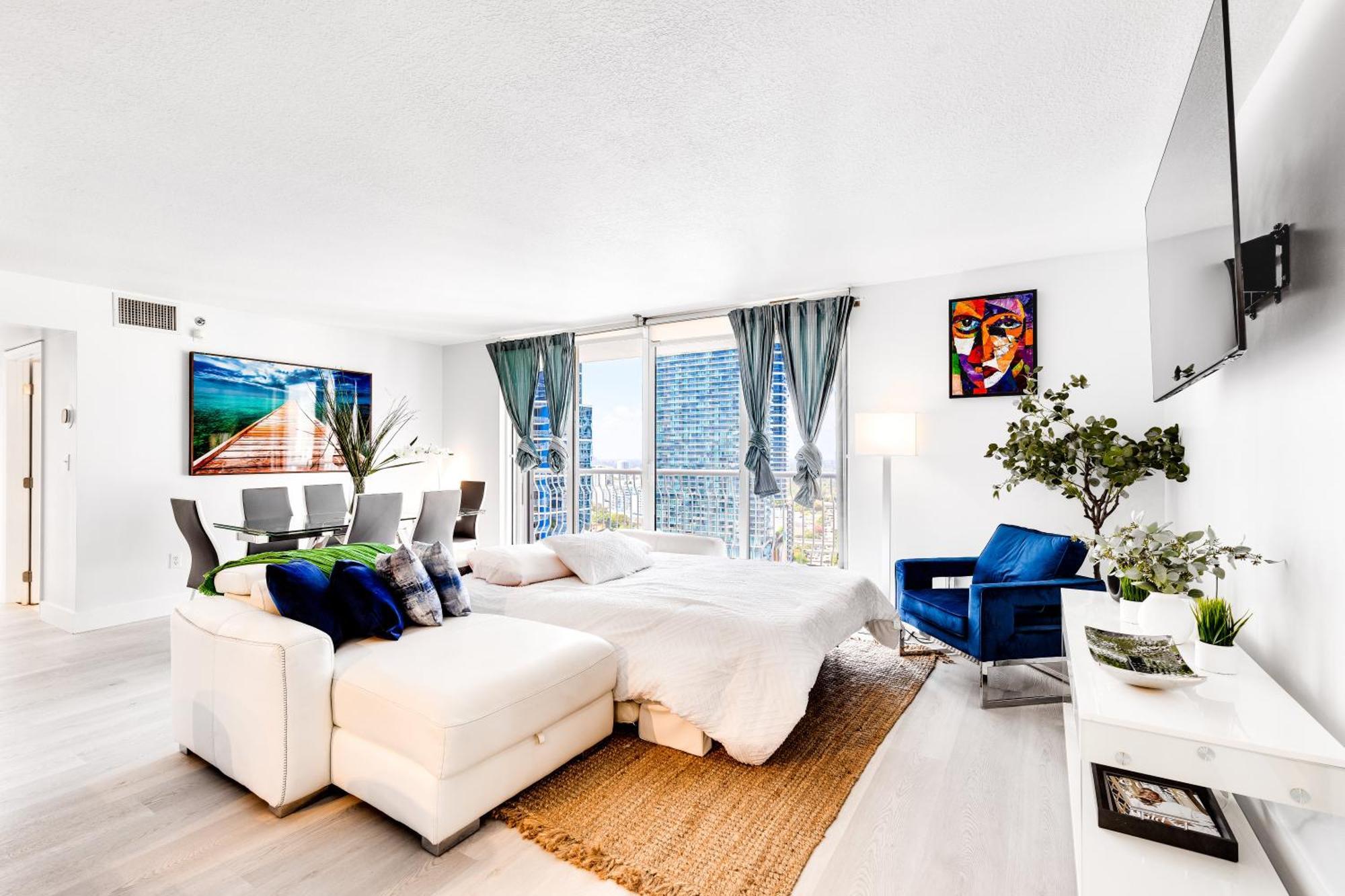 Upscale Brickell 3 Bedroom With Water Views And Free Parking 마이애미 외부 사진